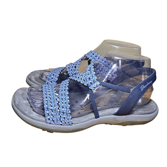 Skechers Women's Reggae Slim-Stretch Appeal-Z-Gore Slingback Sandals Size 8 EUC - Picture 4 of 8